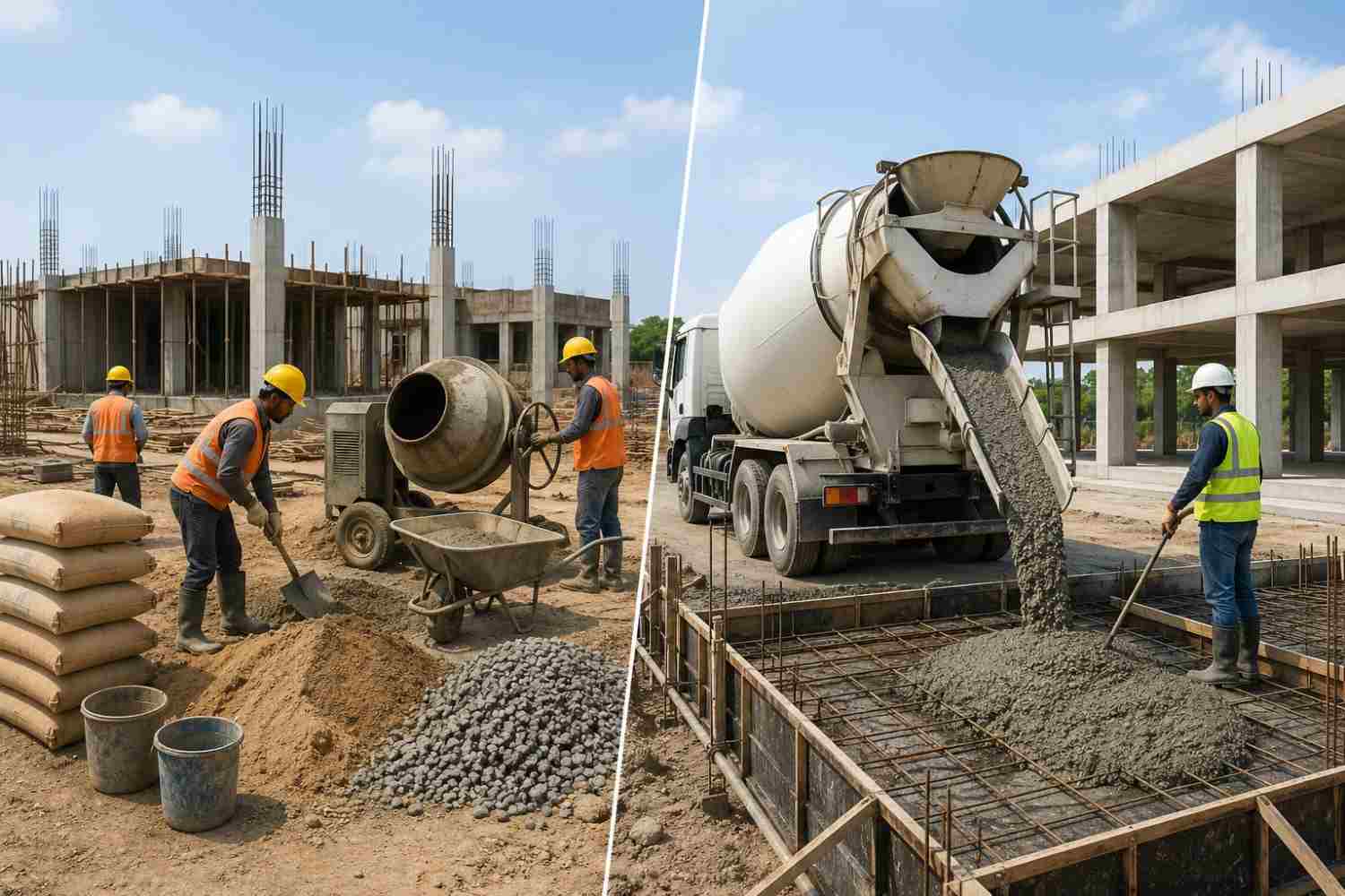 Traditional Vs Ready-Mix Concrete